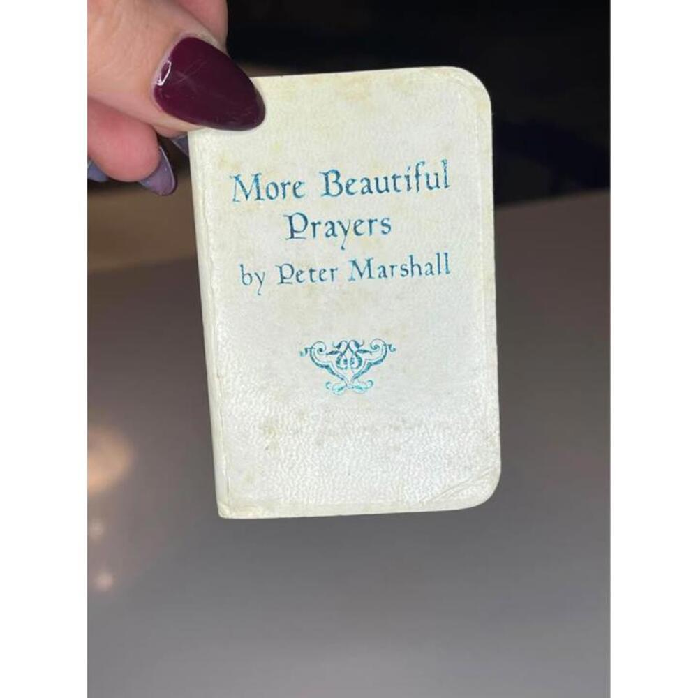 super tiny vintage Book More Beautiful Prayers by Peter Marshall 1950s